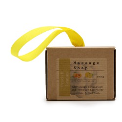 Sabonete de massagem individual em caixa - Pêssego e Limão