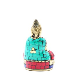 Figura de Buda de Latón - Manos Arriba - 7.5 cm