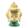 Figura de Buda de Latón - Cabeza Gr- 11.5 cm