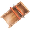 Juego de cortadores de jabón de madera - Cortador ondulado y recto
