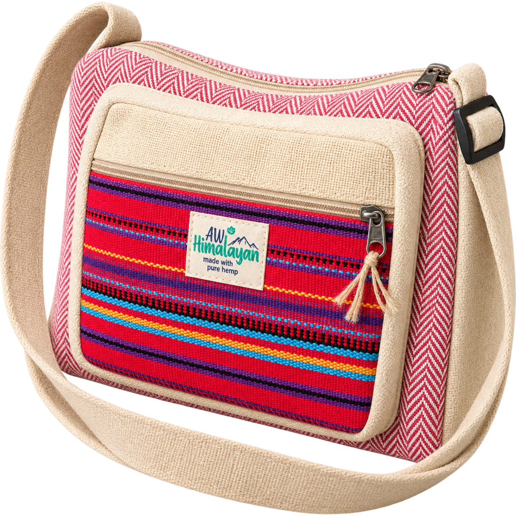 Bolso Messenger — Cáñamo y Algodón