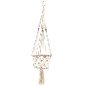 Macetero Colgante de Macramé