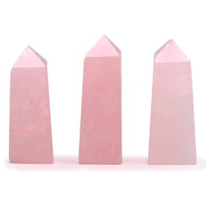 Obelisco de Cuarzo Rosa