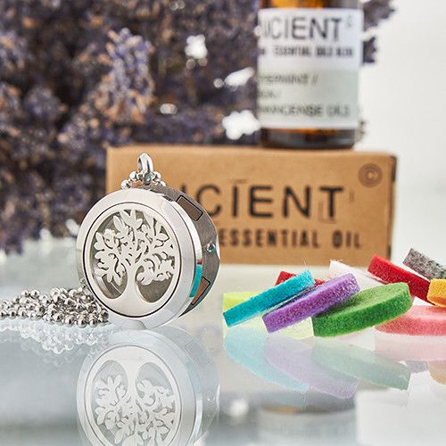 Collar difusor de aromaterapia 25mm - Árbol de la vida - Imagen 5