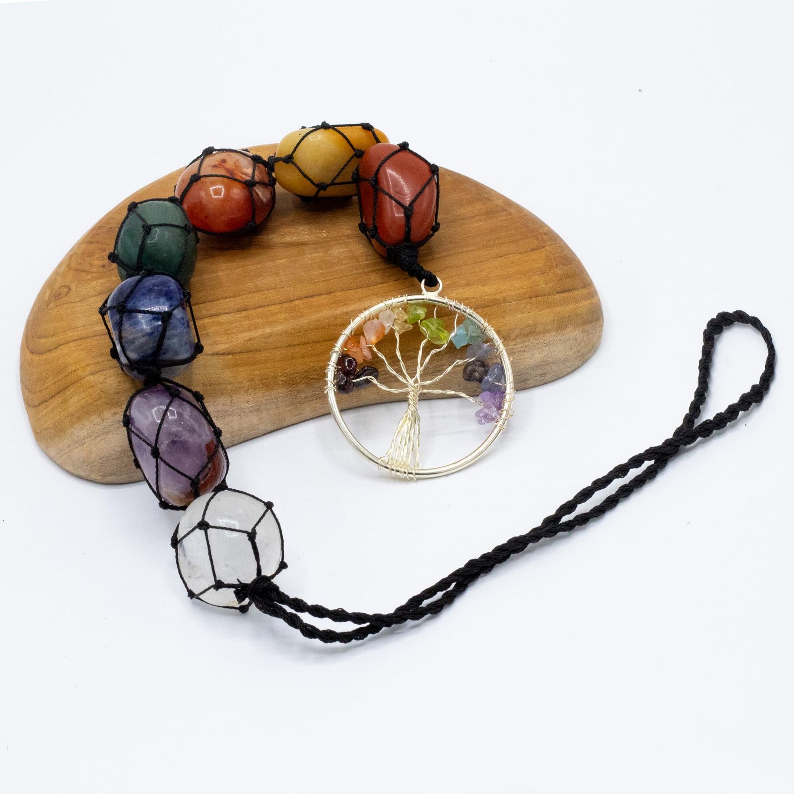Colgante Piedra Chakra - Árbol de la Vida - Imagen 4