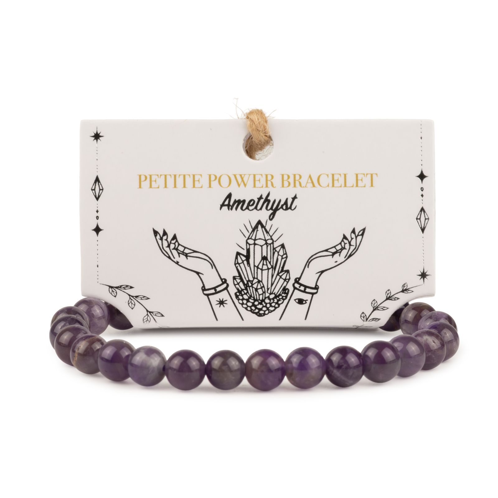 Pulsera de Poder Pequeña (17 cm x 6 mm) - Amatista