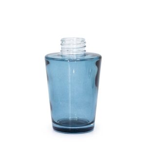 Botella de difusor de varillas en forma de jarrón de 100 ml - Azul ahumado
