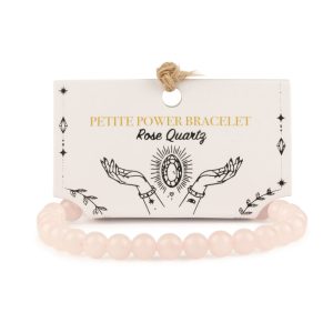 Pulsera de Poder Pequeña (17 cm x 6 mm) - Cuarzo Rosa