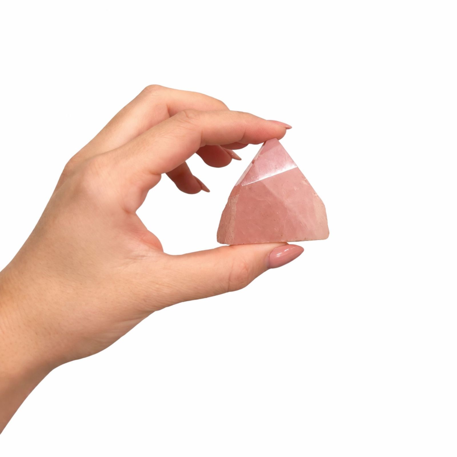 Puntas pulidas de gema superior - Cuarzo rosa (aprox. 5-6 piezas) - Imagen 2