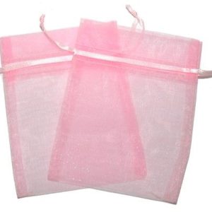 Bolsa de Organza - Rosa