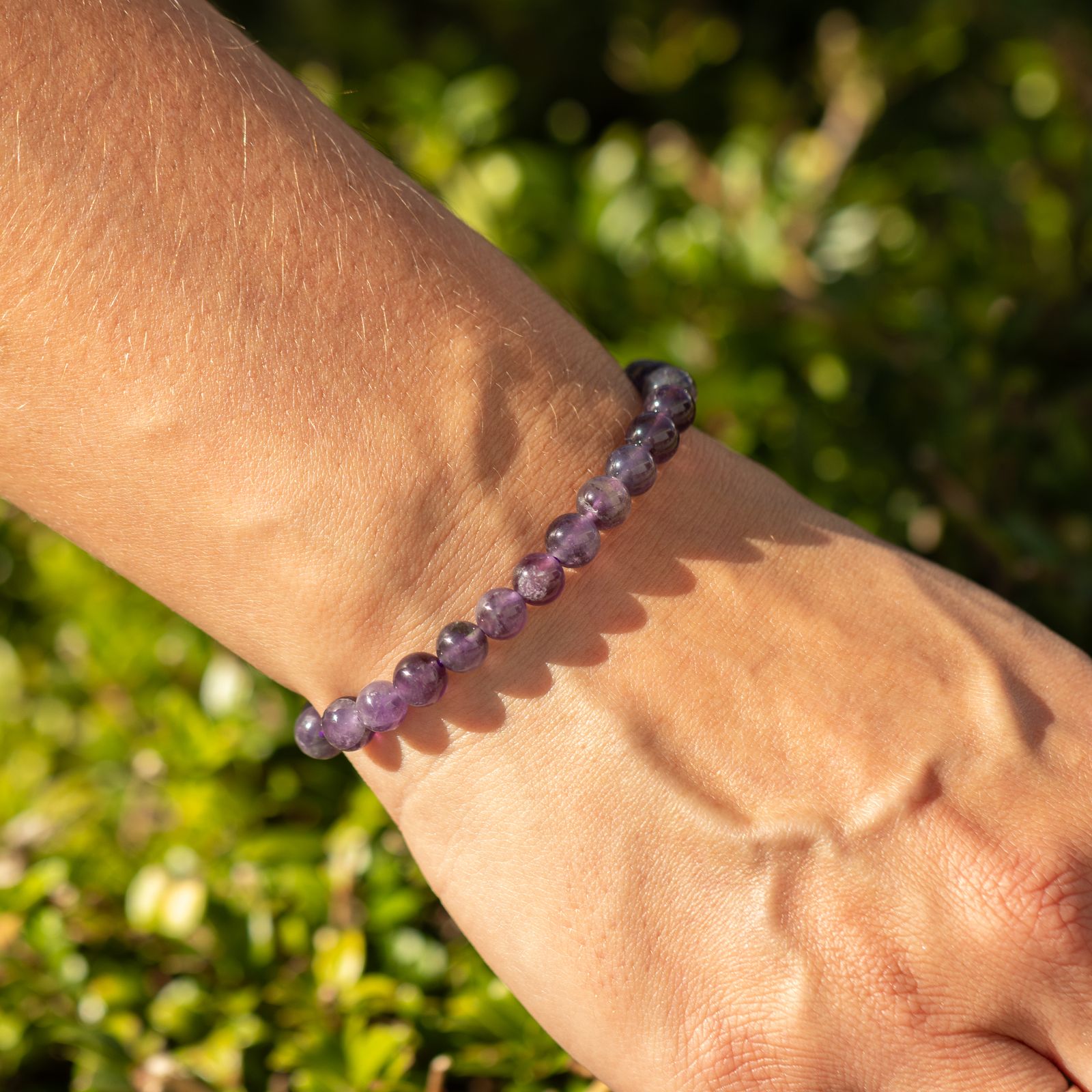 Pulsera de Poder Pequeña (17 cm x 6 mm) - Amatista - Imagen 3