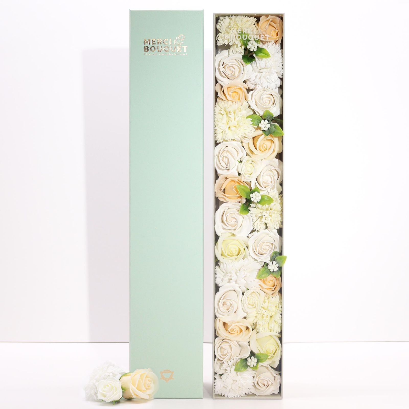 Caja Extra Larga - Bendiciones de Boda - Blanco y Marfil - Imagen 5