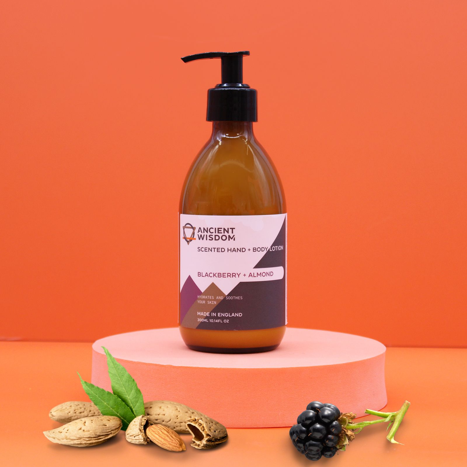 loción corporal - mora y almendra 300ml - Imagen 2