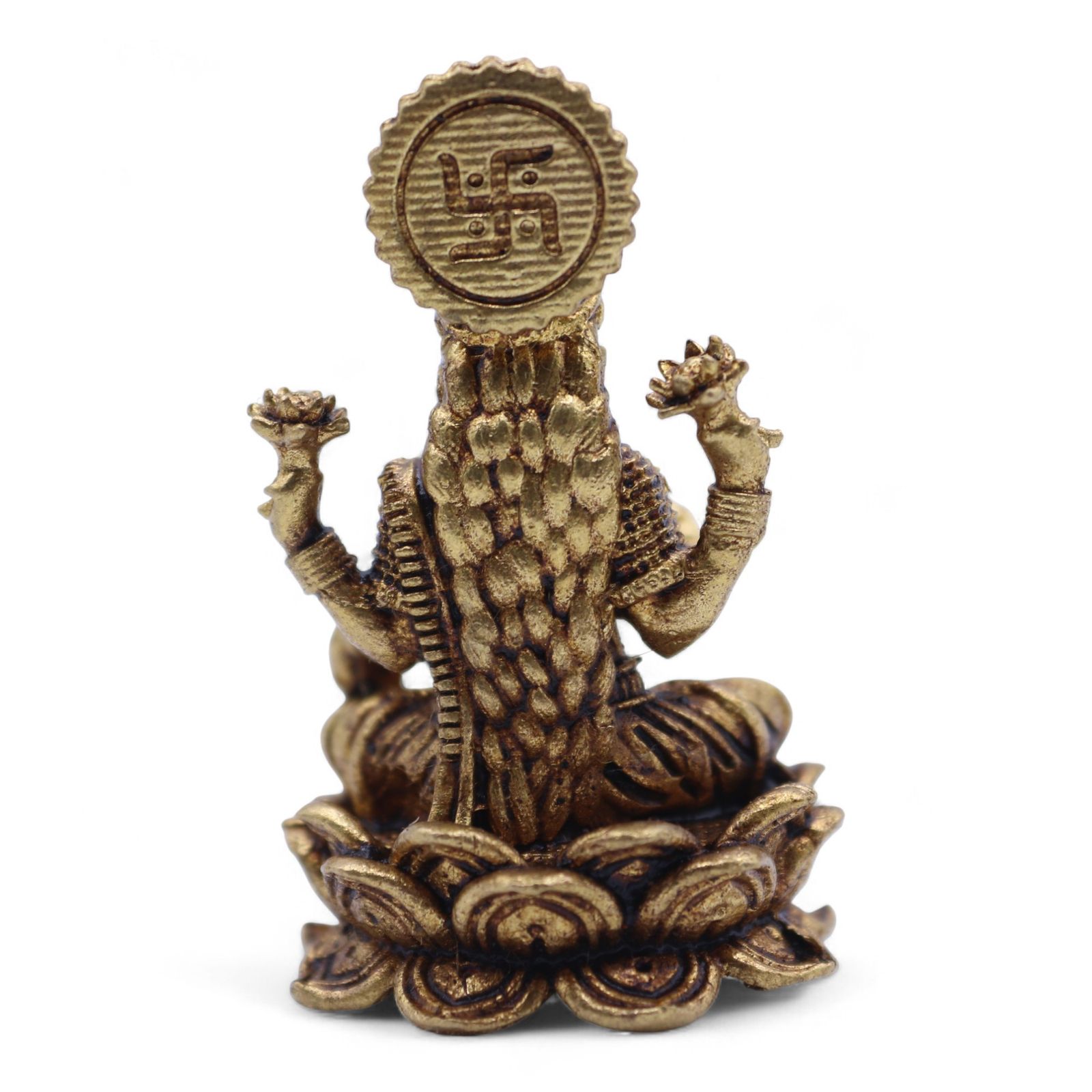 Dioses en miniatura de latón - Laxmi (22 g) - 37 mm - Imagen 2