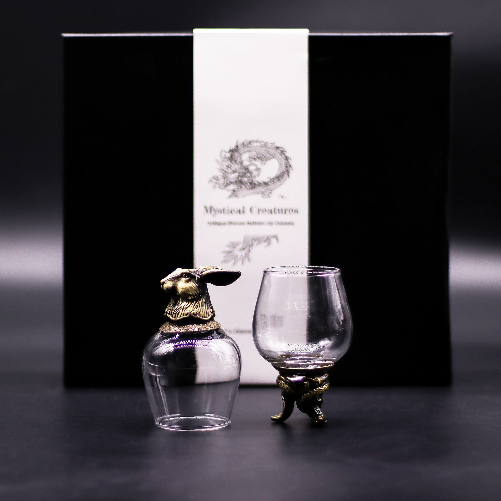 Set de regalo de 6 vasos (100 ml) - Criaturas Místicas - Bronce Antiguo - Imagen 3