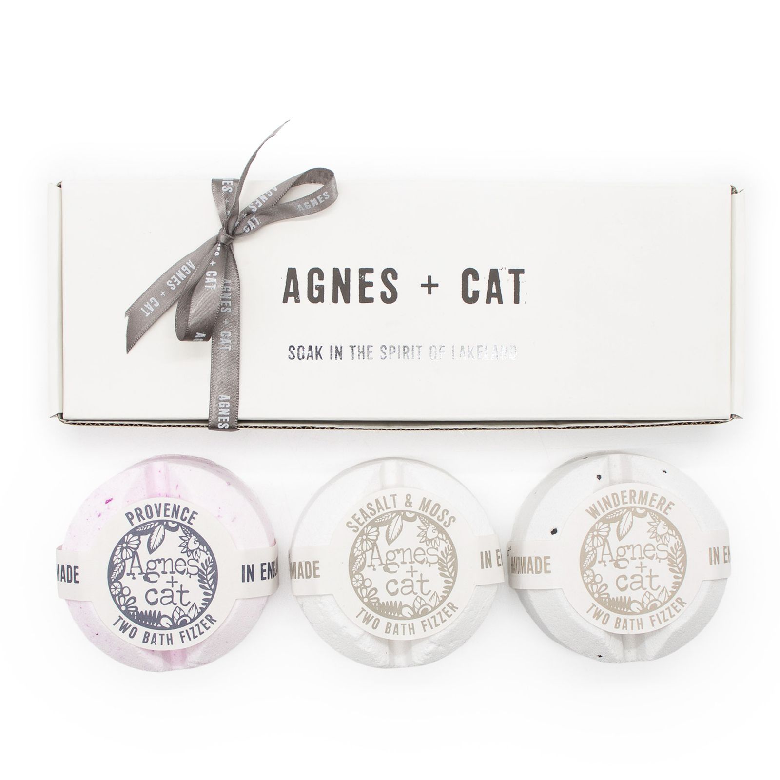 Conjunto regalo de bombas de baño efervescentes con fragancia distintiva de Agnes + Cat - Imagen 3