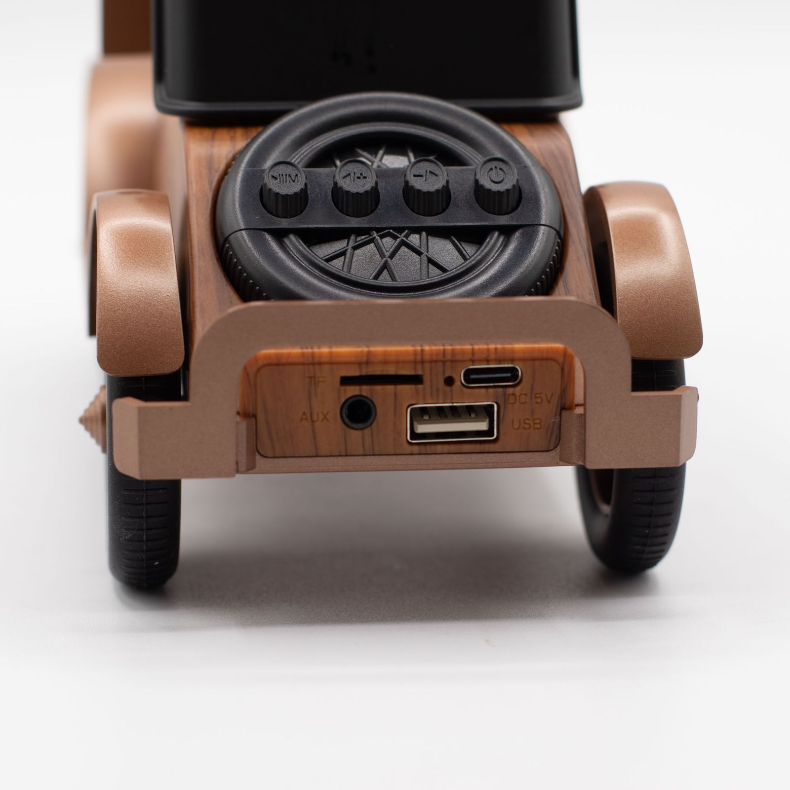 Altavoz clásico para coche vintage y soporte para teléfono - Bluetooth - 5 vatios - Imagen 3