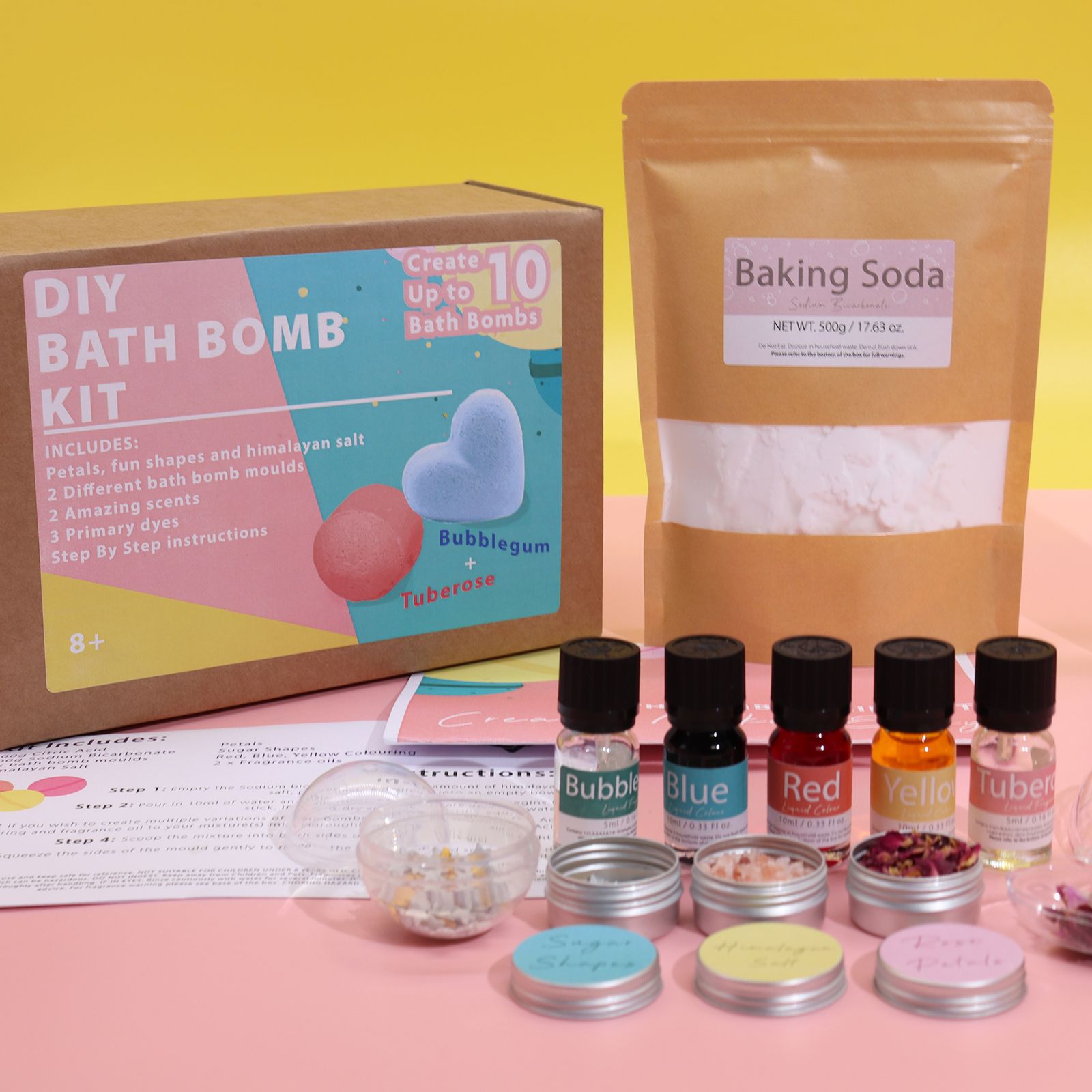 Kit de bombas de baño - Rosa y chicle - Imagen 9
