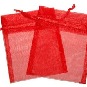 Bolsa de Organza - Rojo