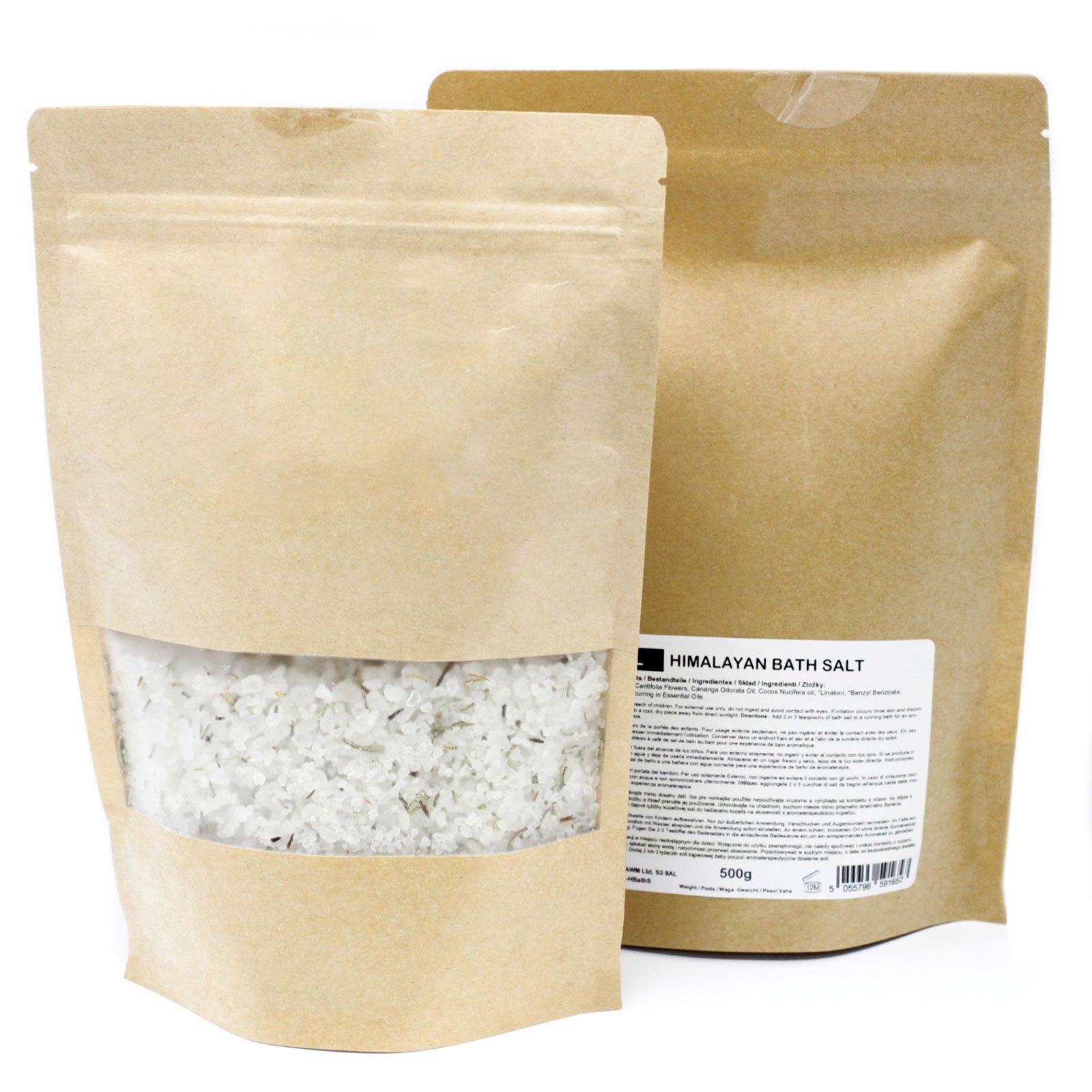 Mezcla de sales de baño del Himalaya 165g - Claridad - Etiqueta Blanca - Imagen 4