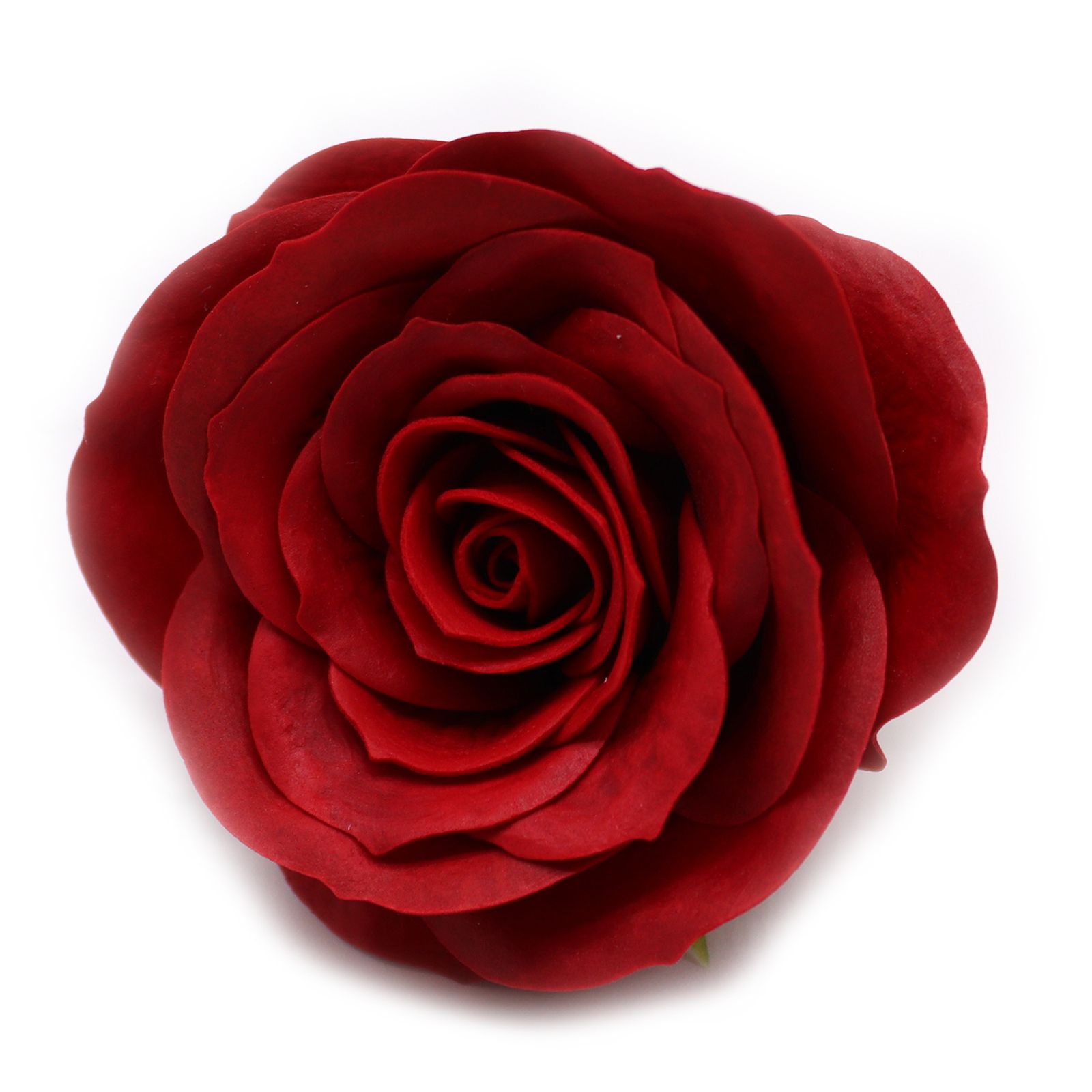 Flor de Jabón Artesanal - Grande Vintage Rose - Escarlata - Imagen 5