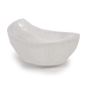 Cuenco de luna selenita - 10cm