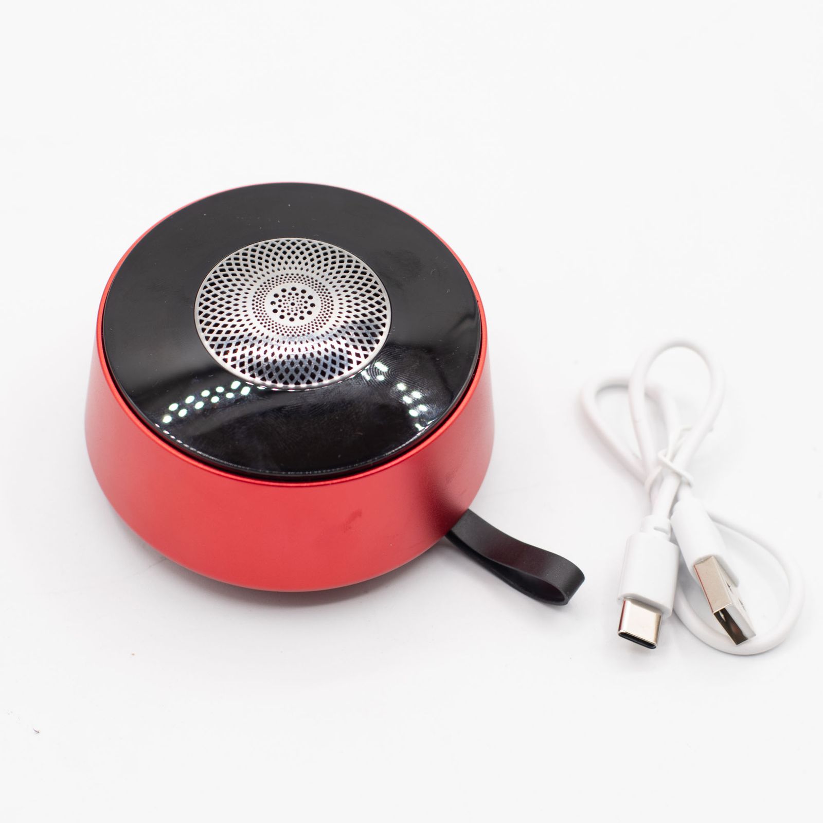 Mini altavoz con efecto de iluminación Mandela rojo - Imagen 5