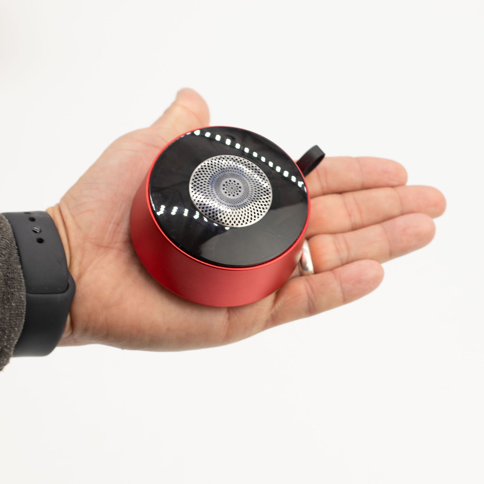 Mini altavoz con efecto de iluminación Mandela rojo - Imagen 6