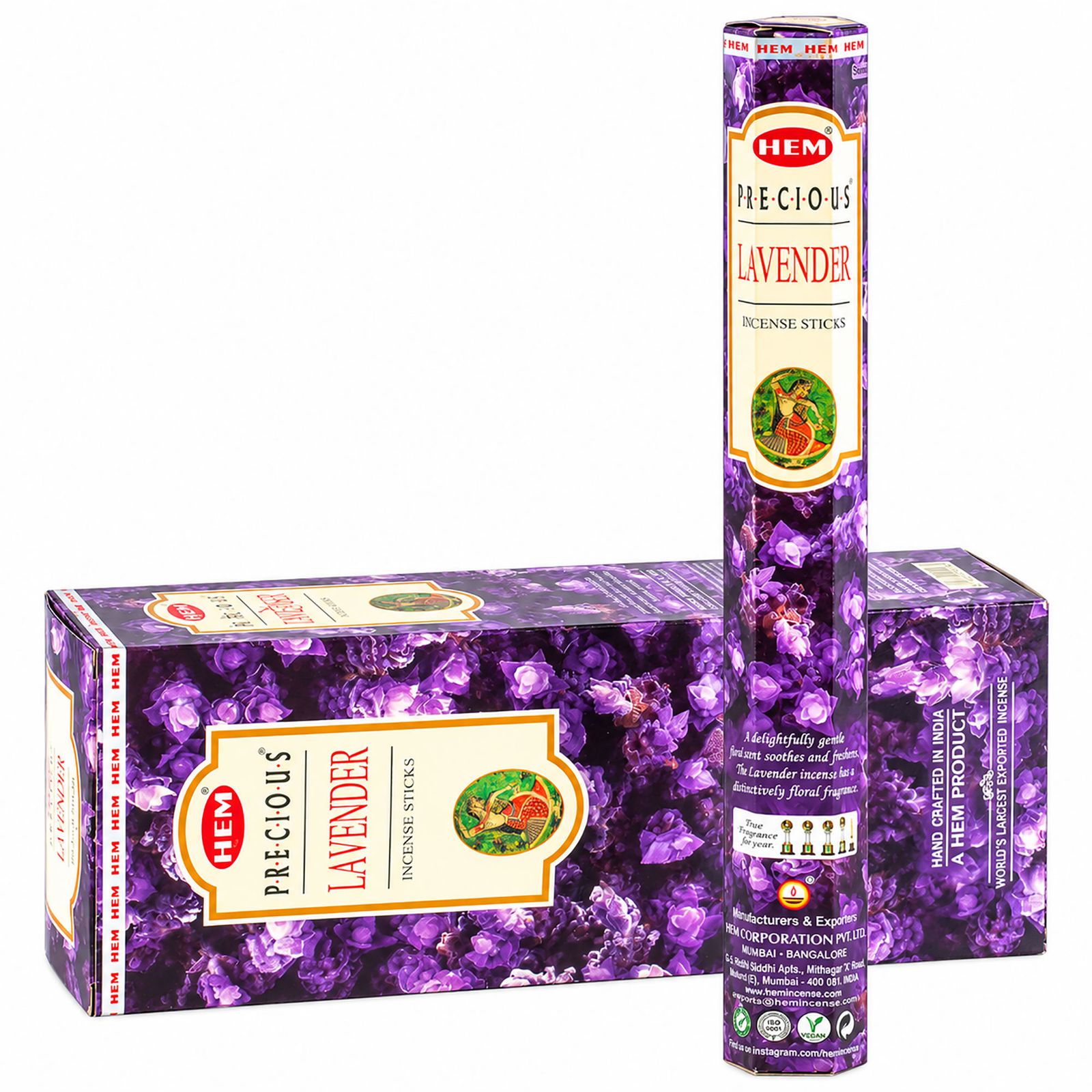 HEM Incienso Hexagonal - Lavanda Preciosa - Imagen 2