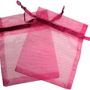 Bolsa de Organza - Rojo Claro