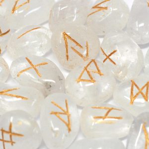 Juego de Runa de la India en bolsas - Cristal