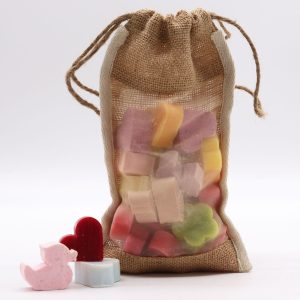 Bolsa Grande de Yute Lavada - 26x15cm