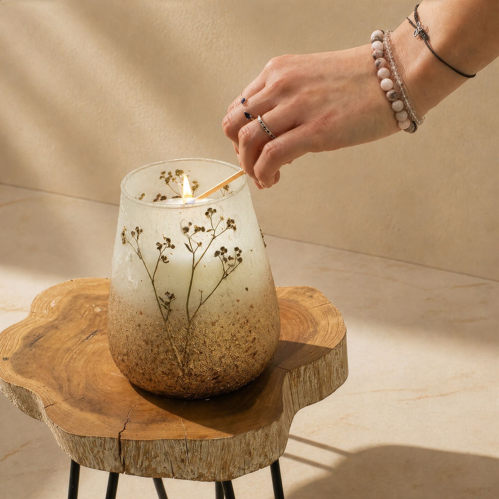 Velas en tarro de vidrio alto - Wildlight Woods - Imagen 2