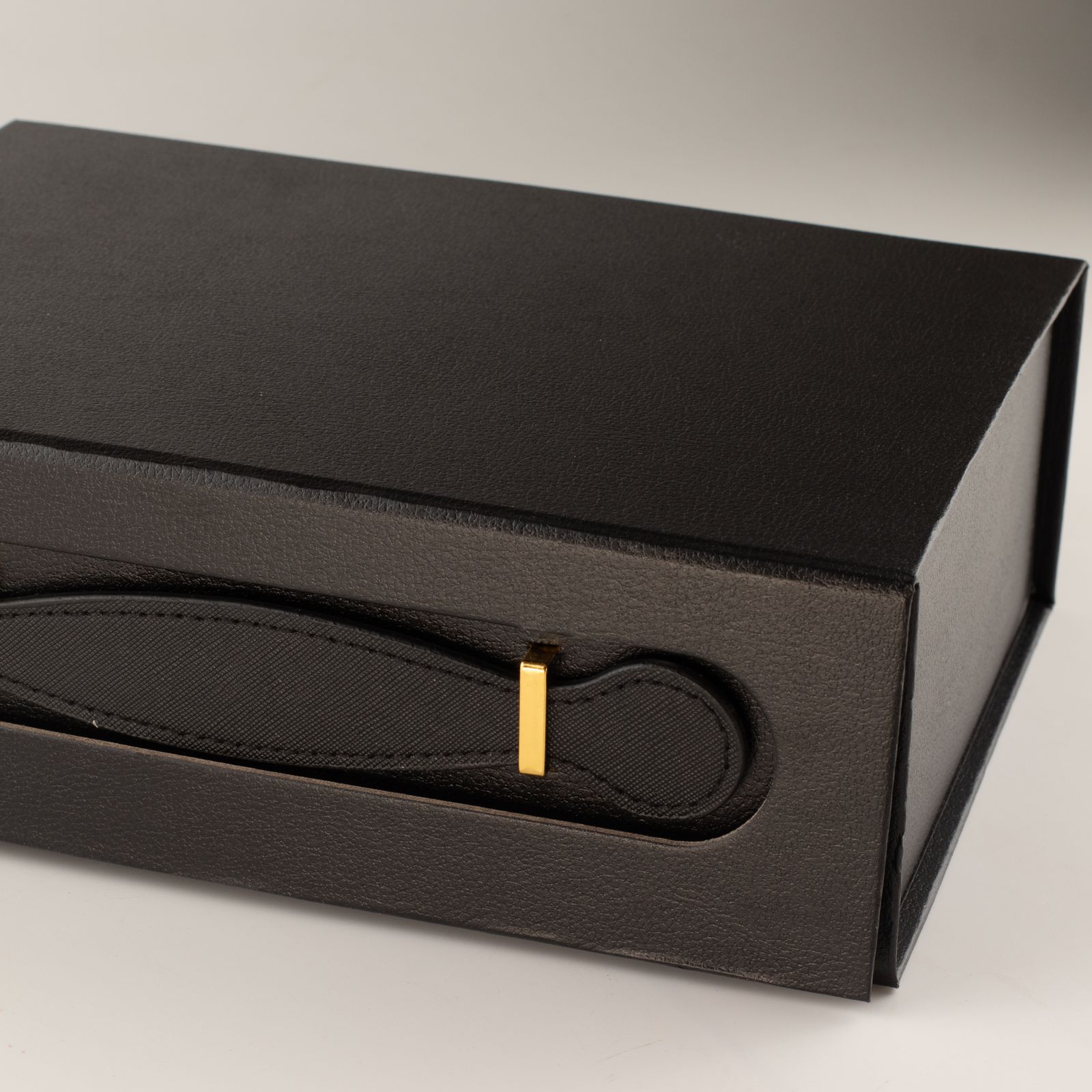 Caja de regalo plegable - cesta mediana (24x18.2x8cm) - Negro - Imagen 5