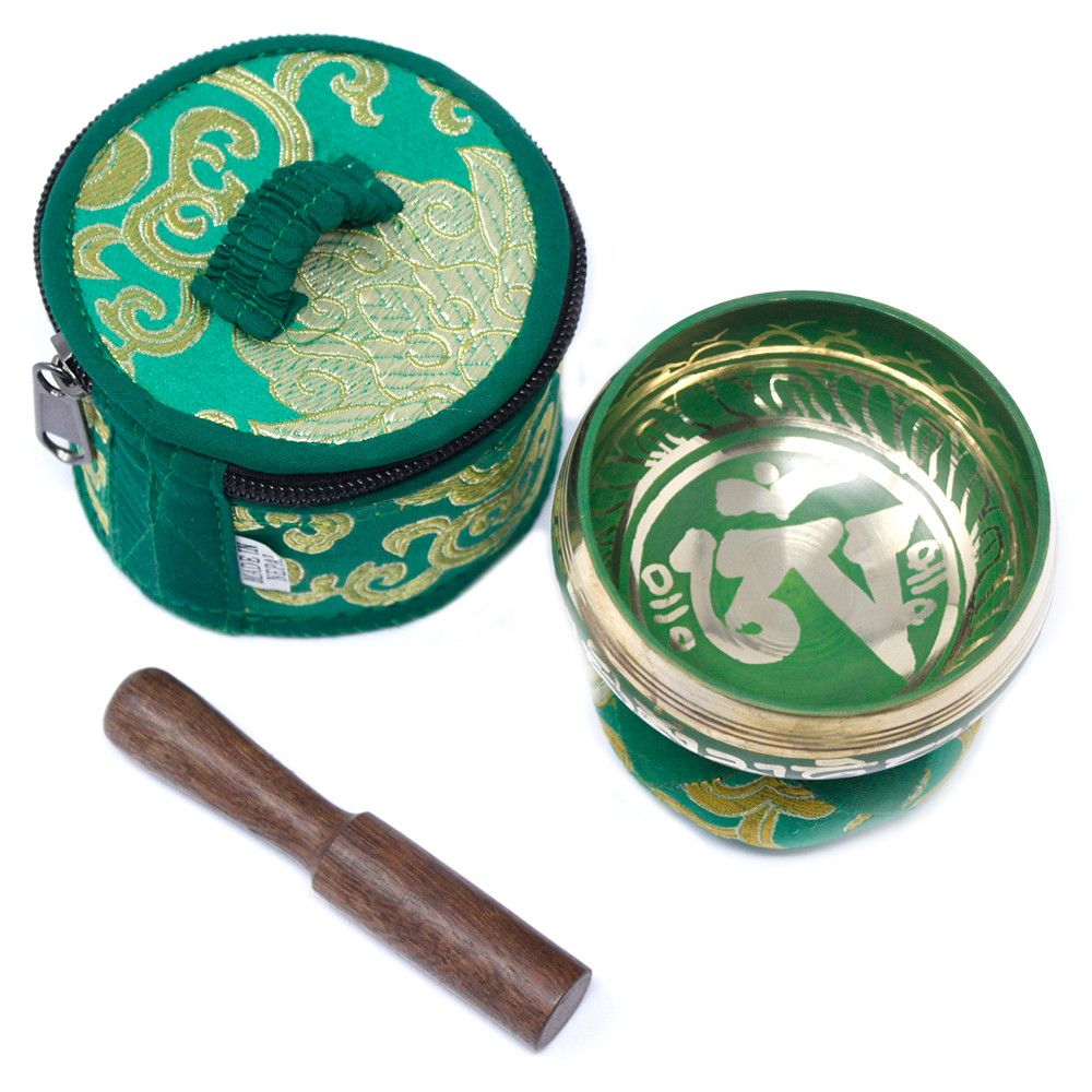 Mini Cuenco tibetano Set de Regalo - Verde - Imagen 5