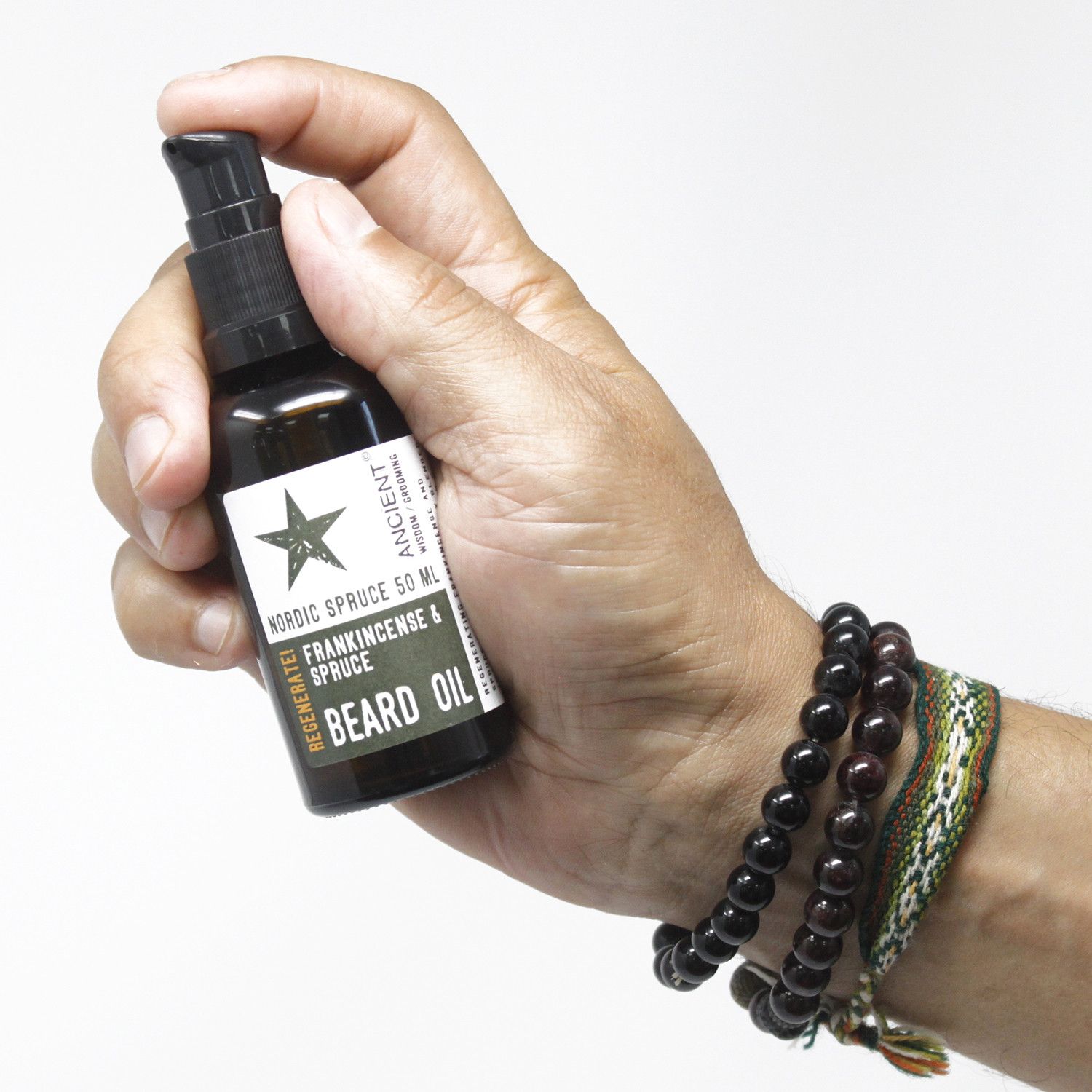 50ml Aceite para la barba - Gladiador Romano - Mejora! - Imagen 4