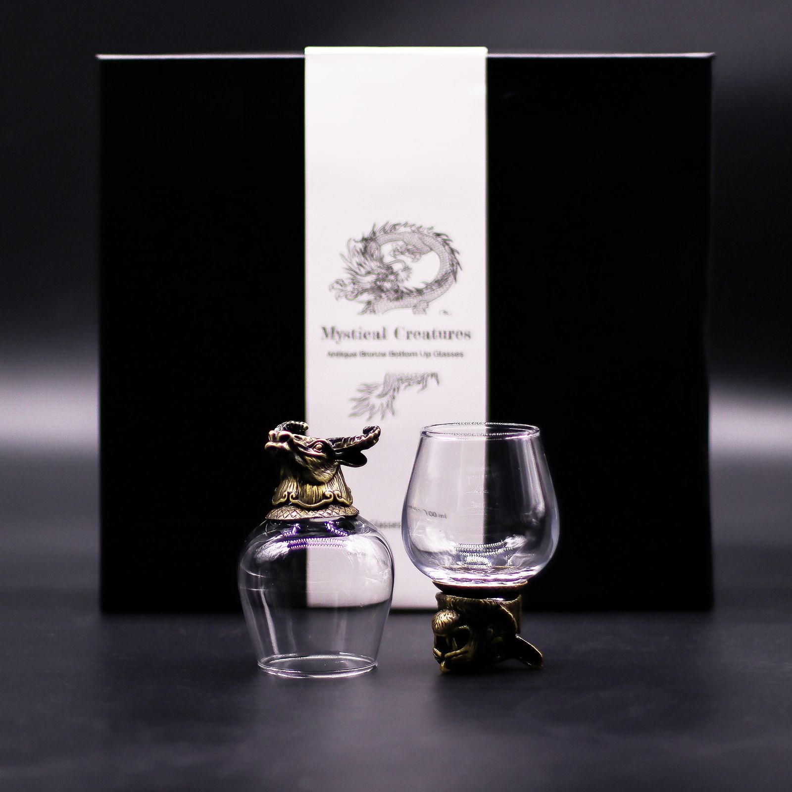 Set de regalo de 6 vasos (100 ml) - Criaturas Místicas - Bronce Antiguo - Imagen 6