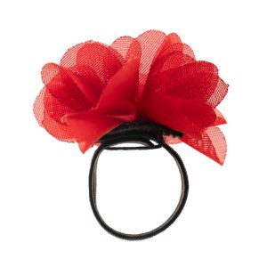 Anillo difusor de chiffón con fragancia – Rojo rosa