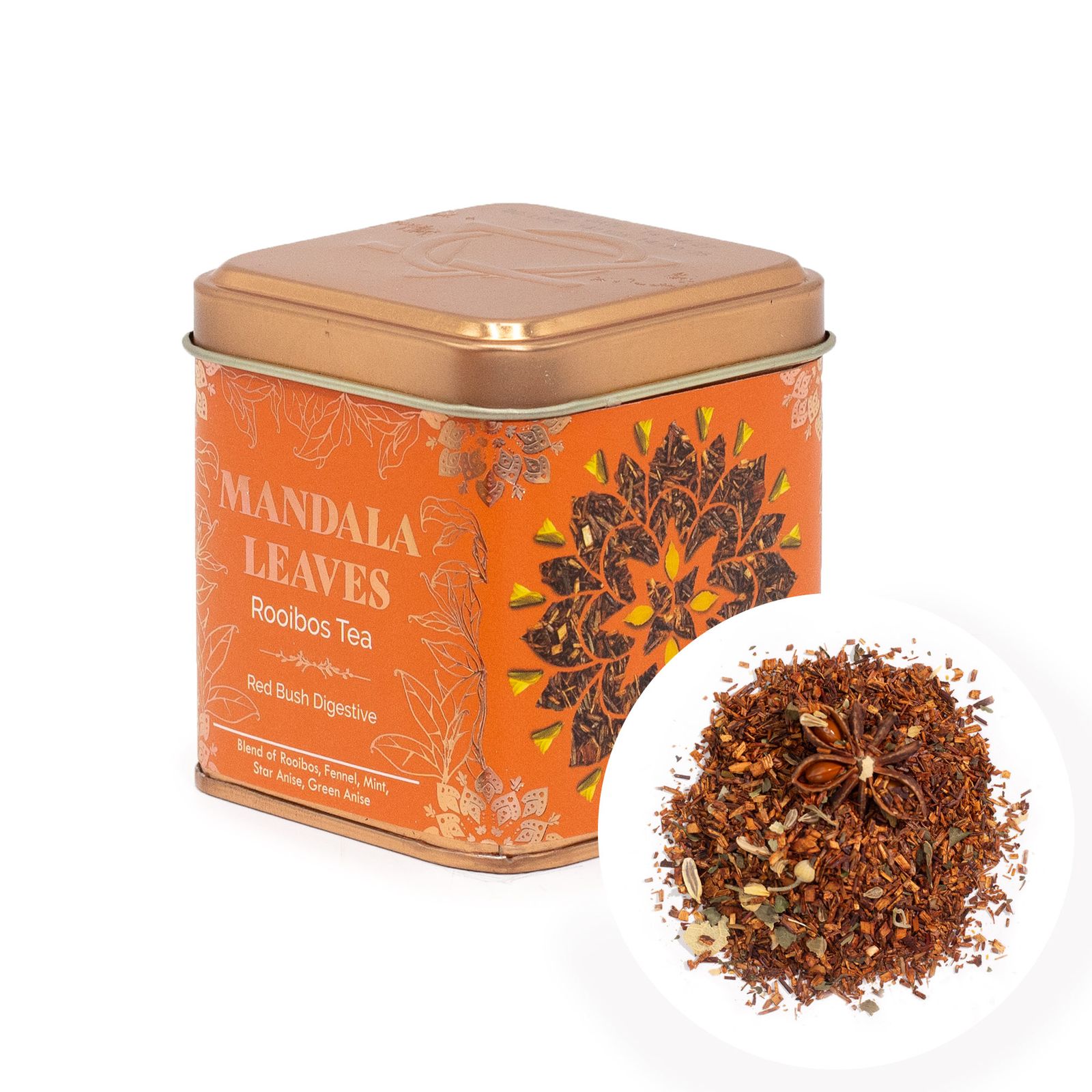 Té Digestivo de Rooibos - Infusión 50gr Lata - Imagen 2