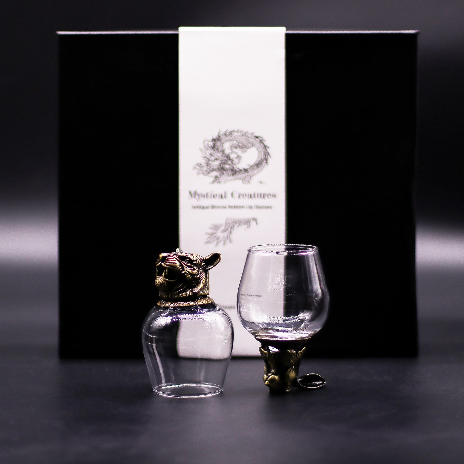 Set de regalo de 6 vasos (100 ml) - Criaturas Místicas - Bronce Antiguo - Imagen 7