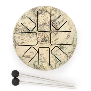 Bajo Medio Hapi Drum Atlas - 14x7 cm