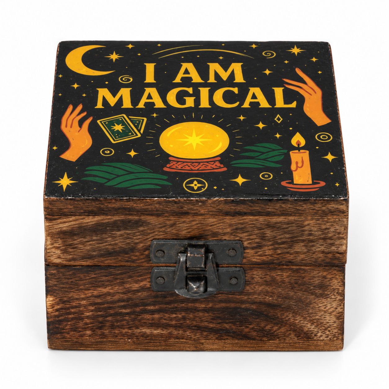 Pequeña caja esmaltada - Soy mágico