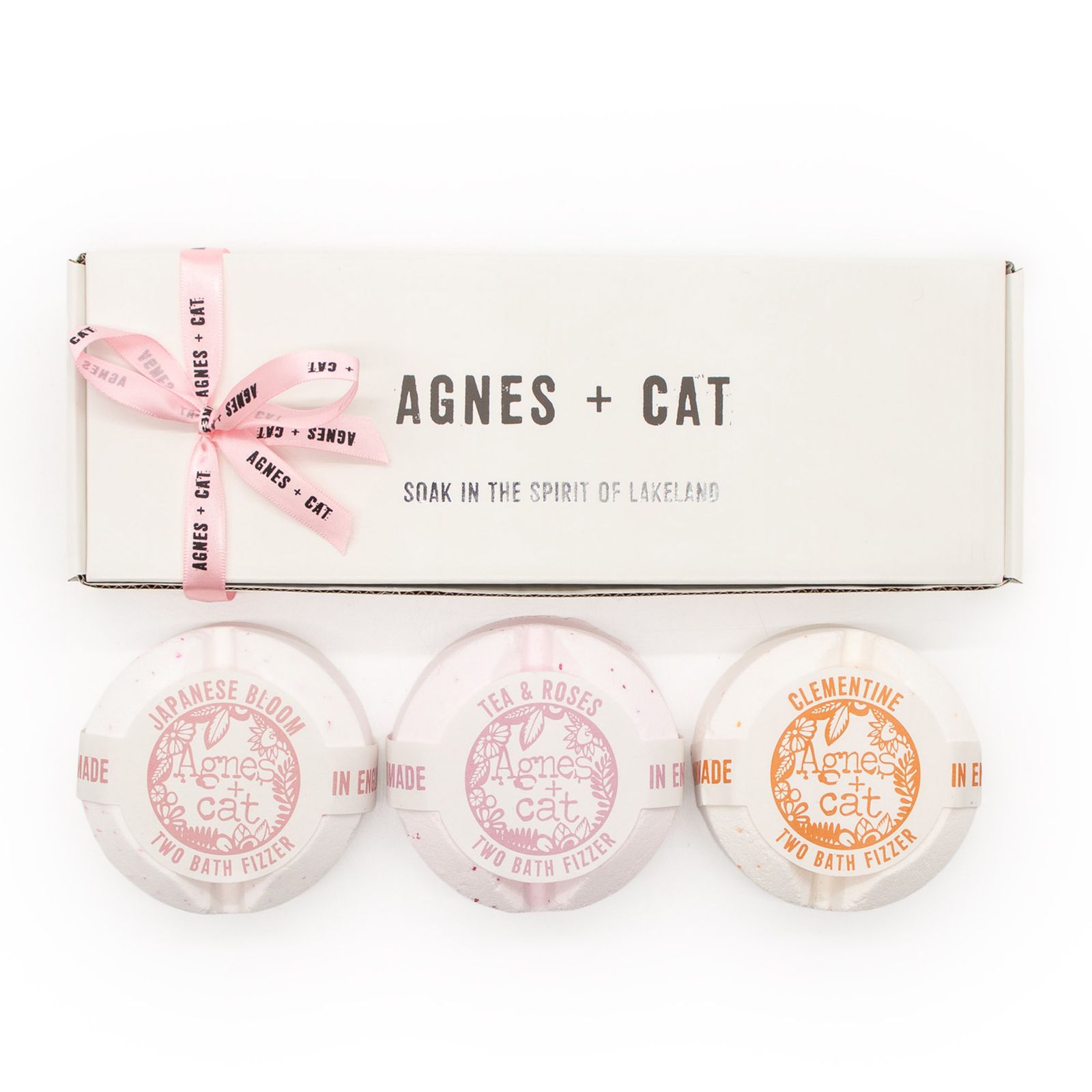 Conjunto de regalo de bombas de baño floral y cítricas de Agnes + Cat - Imagen 3