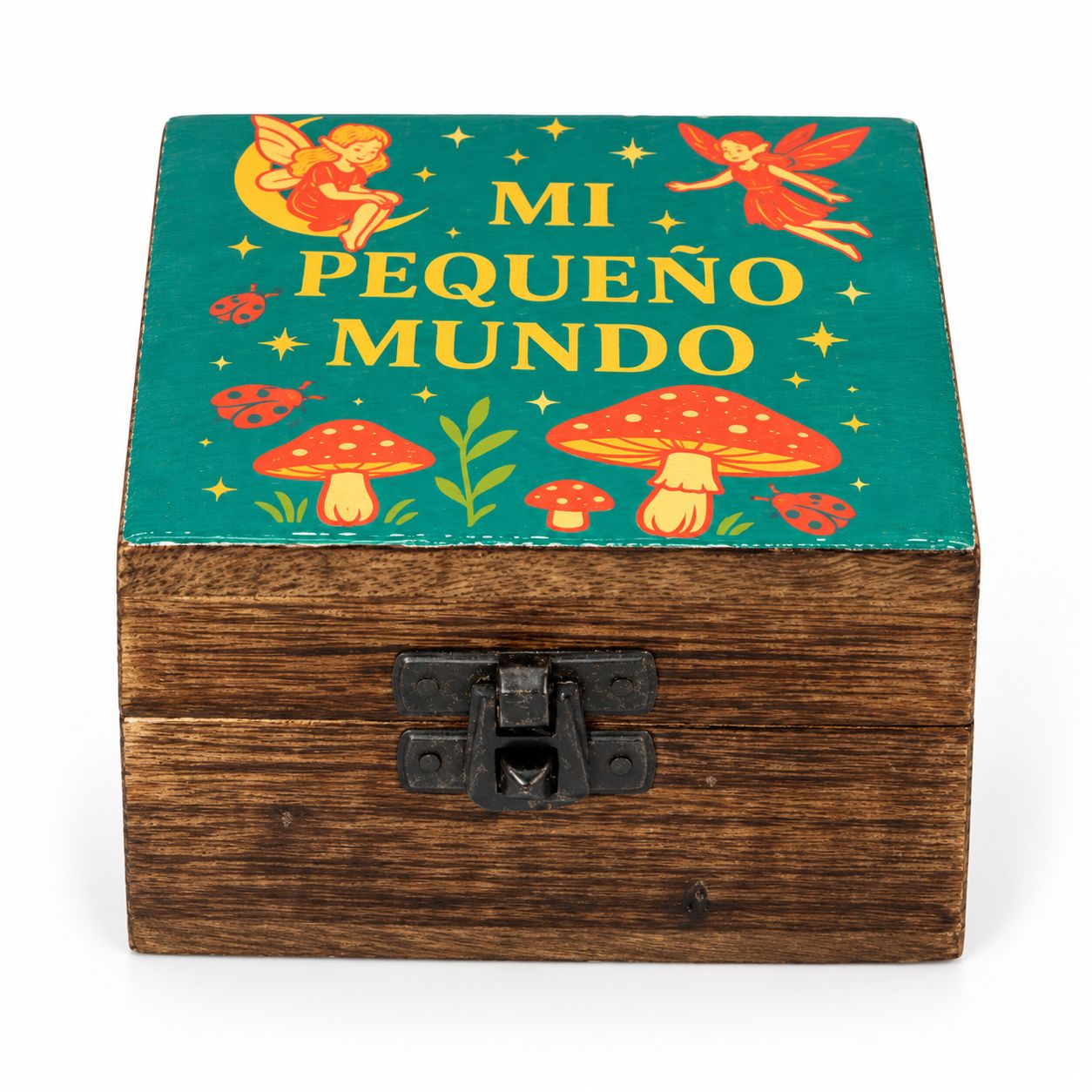 Pequeña caja esmaltada - Mi Pequeño Mundo