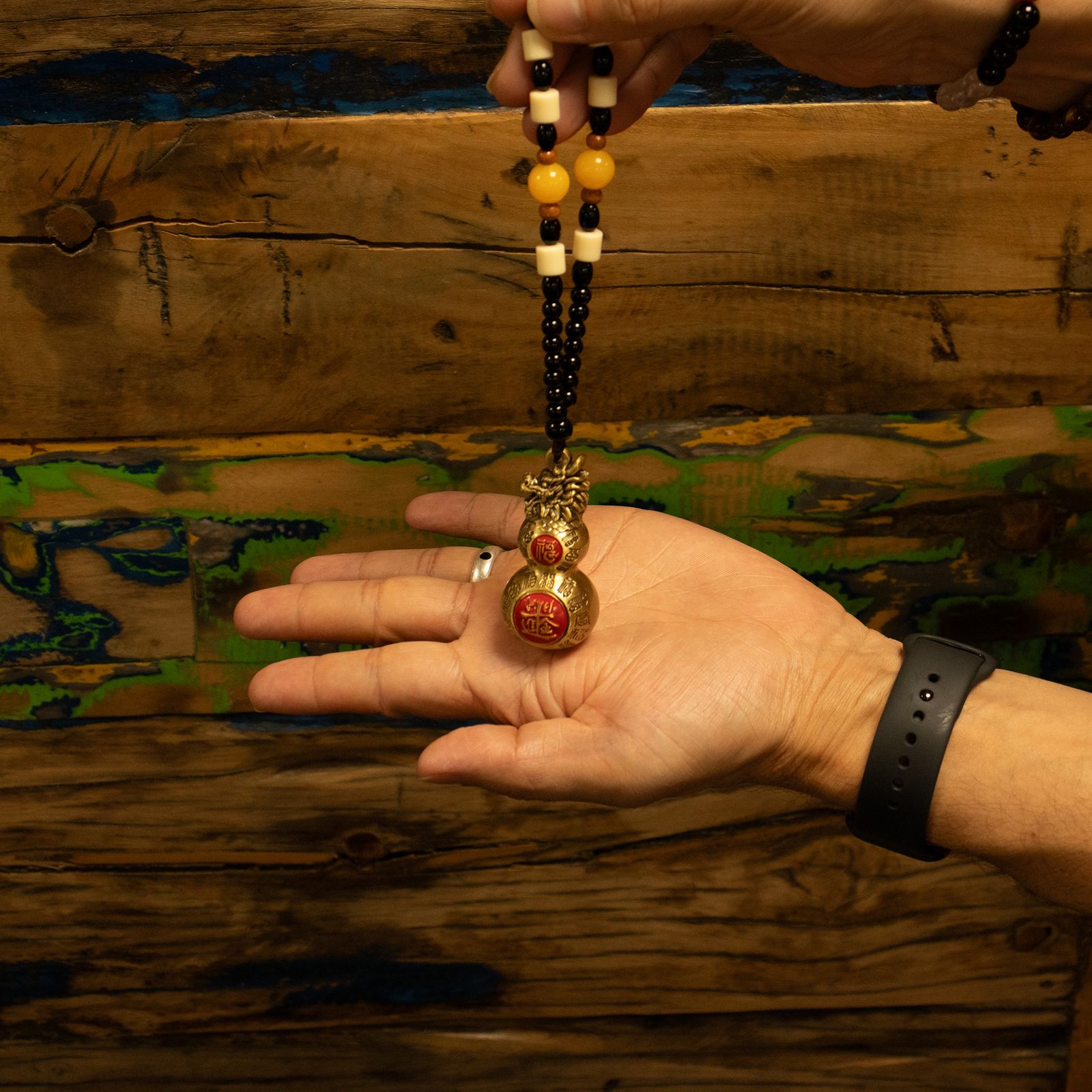 Colgante de Feng Shui - Calabaza Salud y Larga Vida - Imagen 3