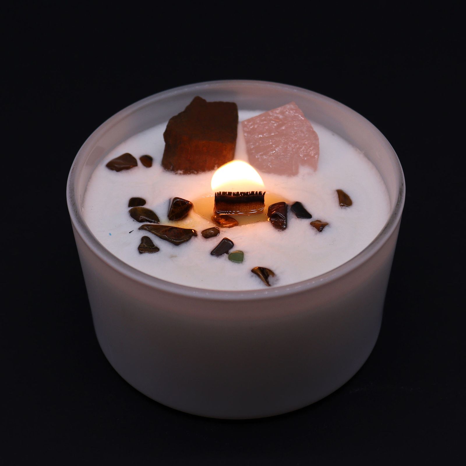 Velas de Cristal de Chakra - Chakra Sagrado - Imagen 5