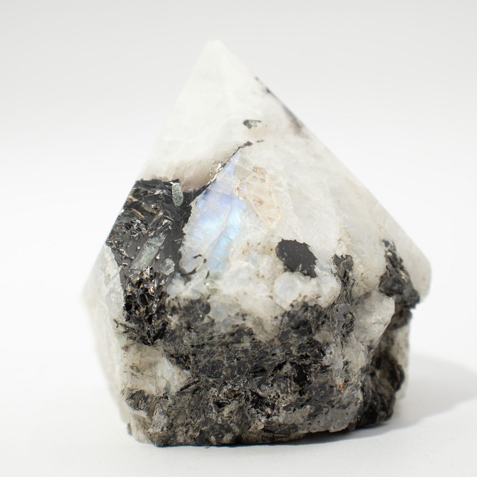 Puntas pulidas de piedra preciosa - Moonstone arcoíris (aproximadamente 5-6 piezas) - Imagen 4