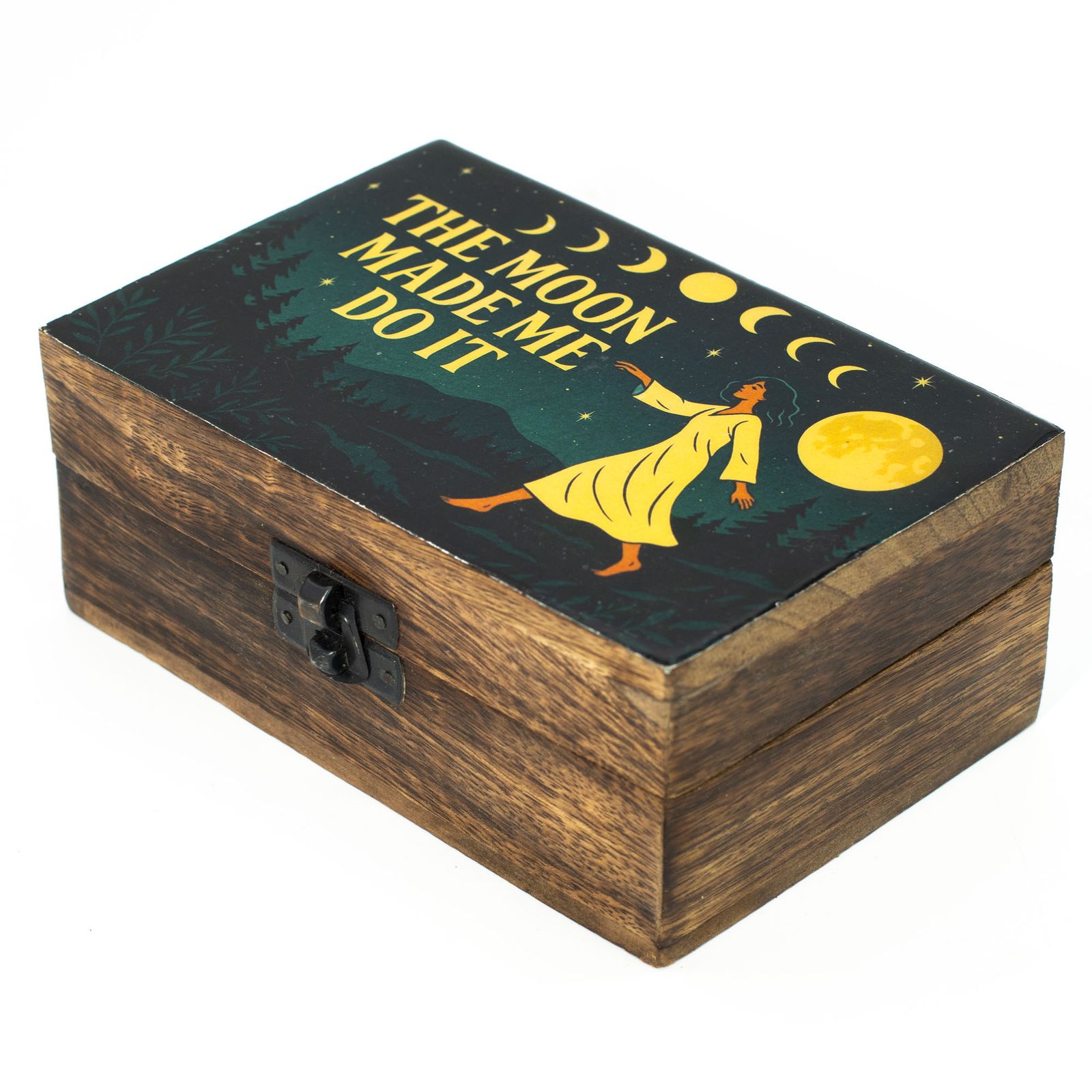 Caja esmaltada mediana - La luna me obligó a hacerlo - Imagen 3