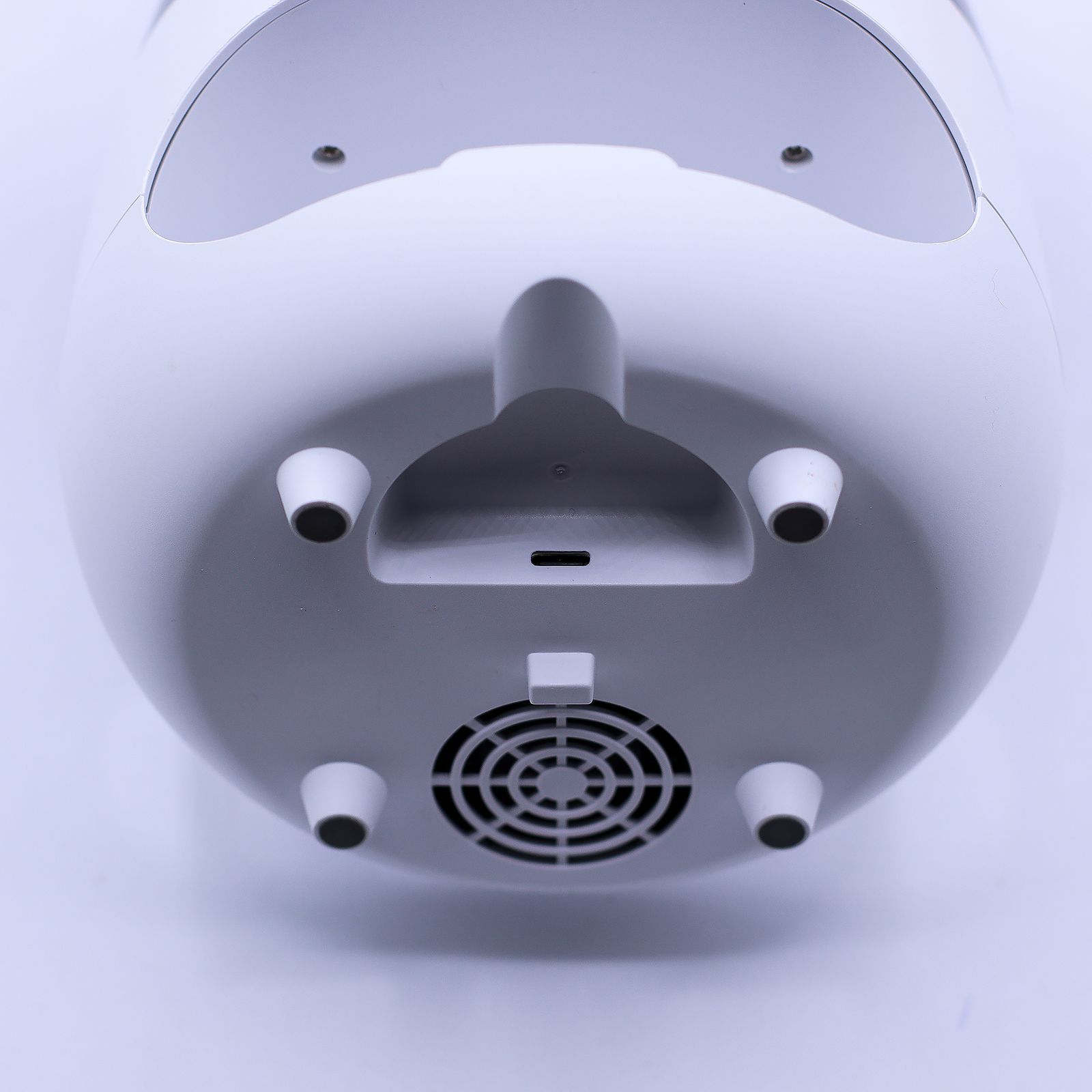 Difusor de aroma con efecto de llama de piedra de sal - USB blanco - Cambio de color y temporizador - Imagen 6