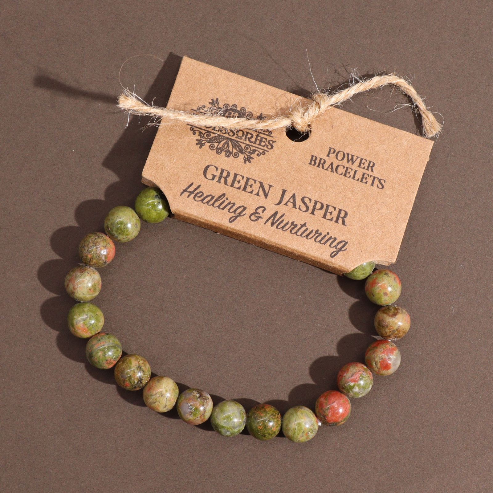 Brazalete de Energía - Jaspe verde - Imagen 2